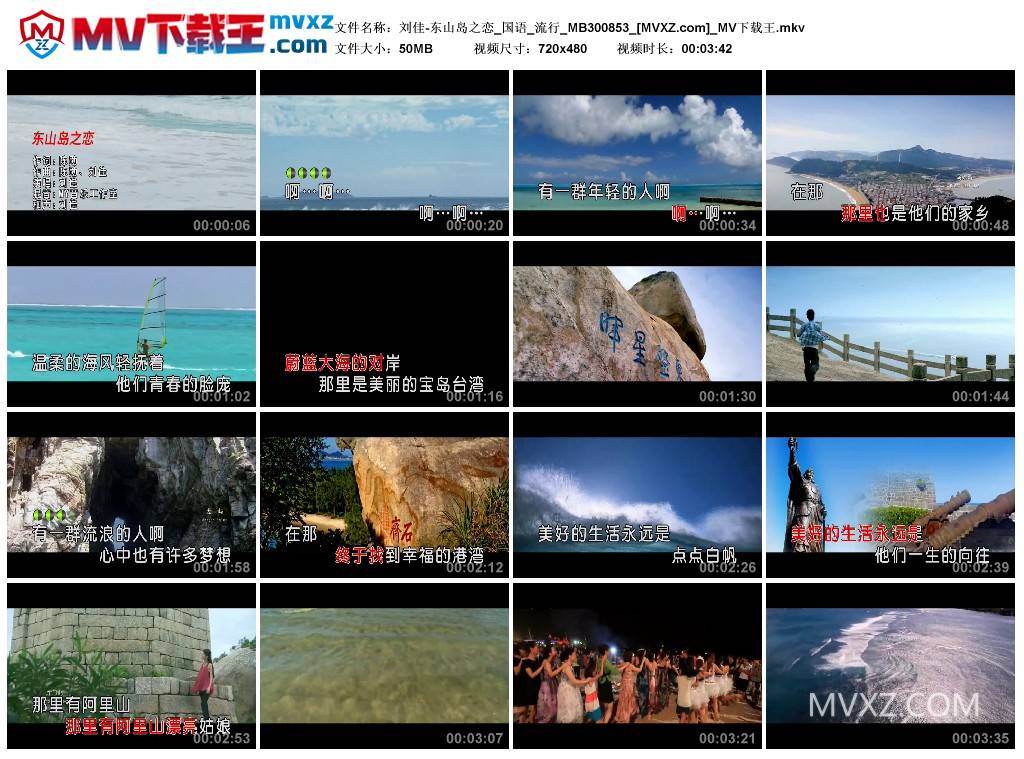 刘佳-东山岛之恋_国语_流行_MB300853